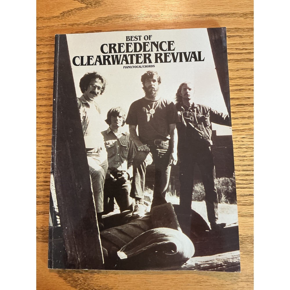 Best of Creedence Clearwater Revival CCR Sheet Music Piano Vocal Chords 1989